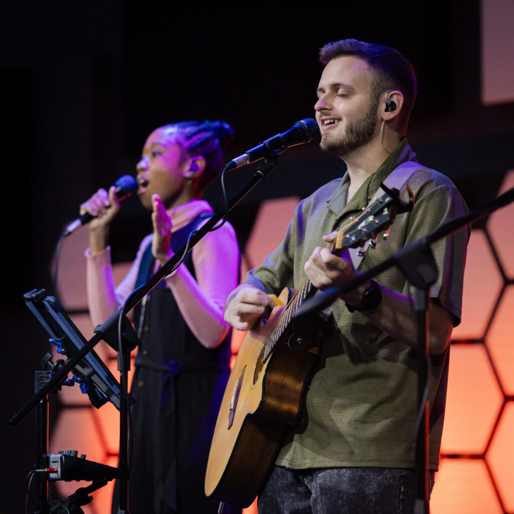 The Shofar church family gathered in worship
